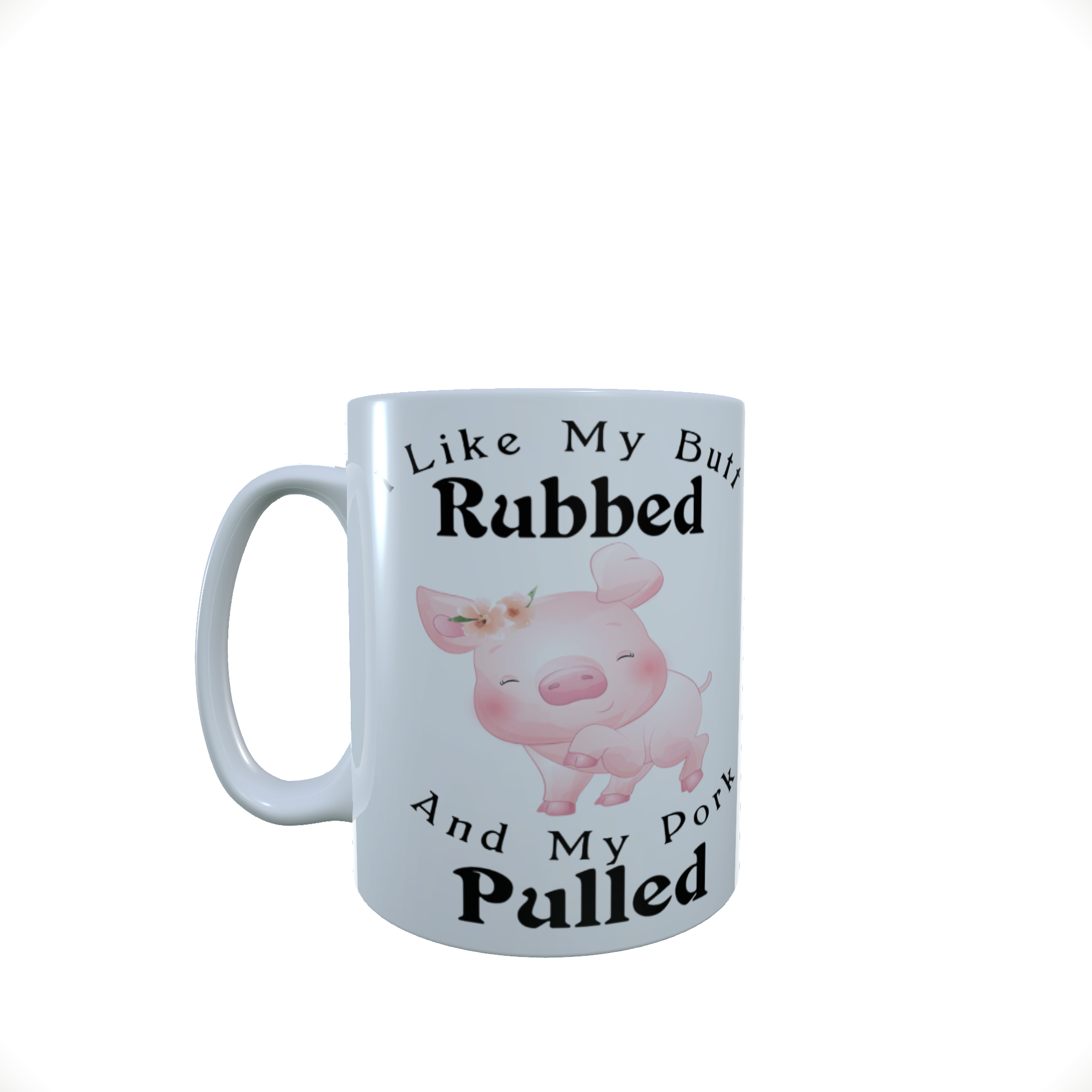 Pig - I Like My Butt ... Ceramic Mug, Pig Mug, Pig Latte Mug